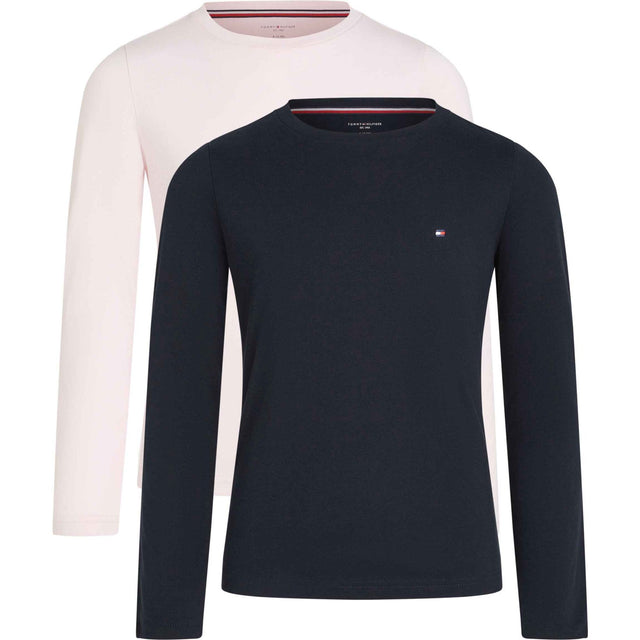 Tommy Hilfiger Desert Sky/Light Pink 2 Pk Ls Tee