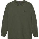 Tommy Hilfiger Pewter Green Essential T-Shirt Ls