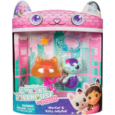Gabby's Dollhouse Film 2-Pak Figur Havkat & Kat Jelly Fisk