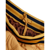 Mini Rodini Beige Ritzratz Patch Quiltet Outerwear Trousers