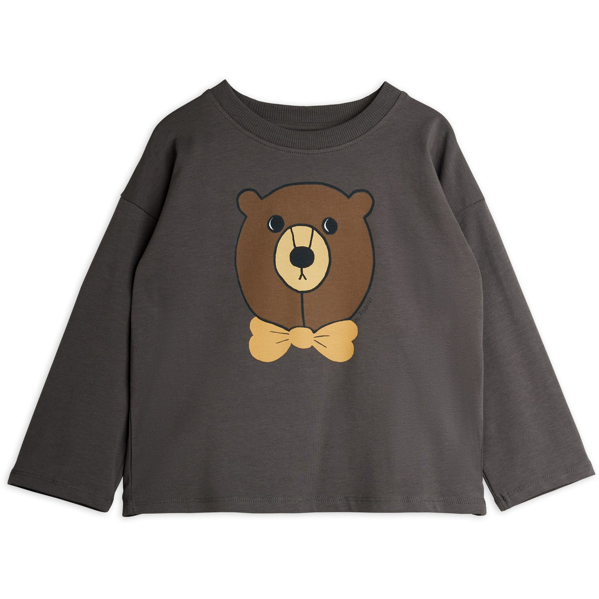 Mini Rodini Grey Bjørn Sp Ls Top