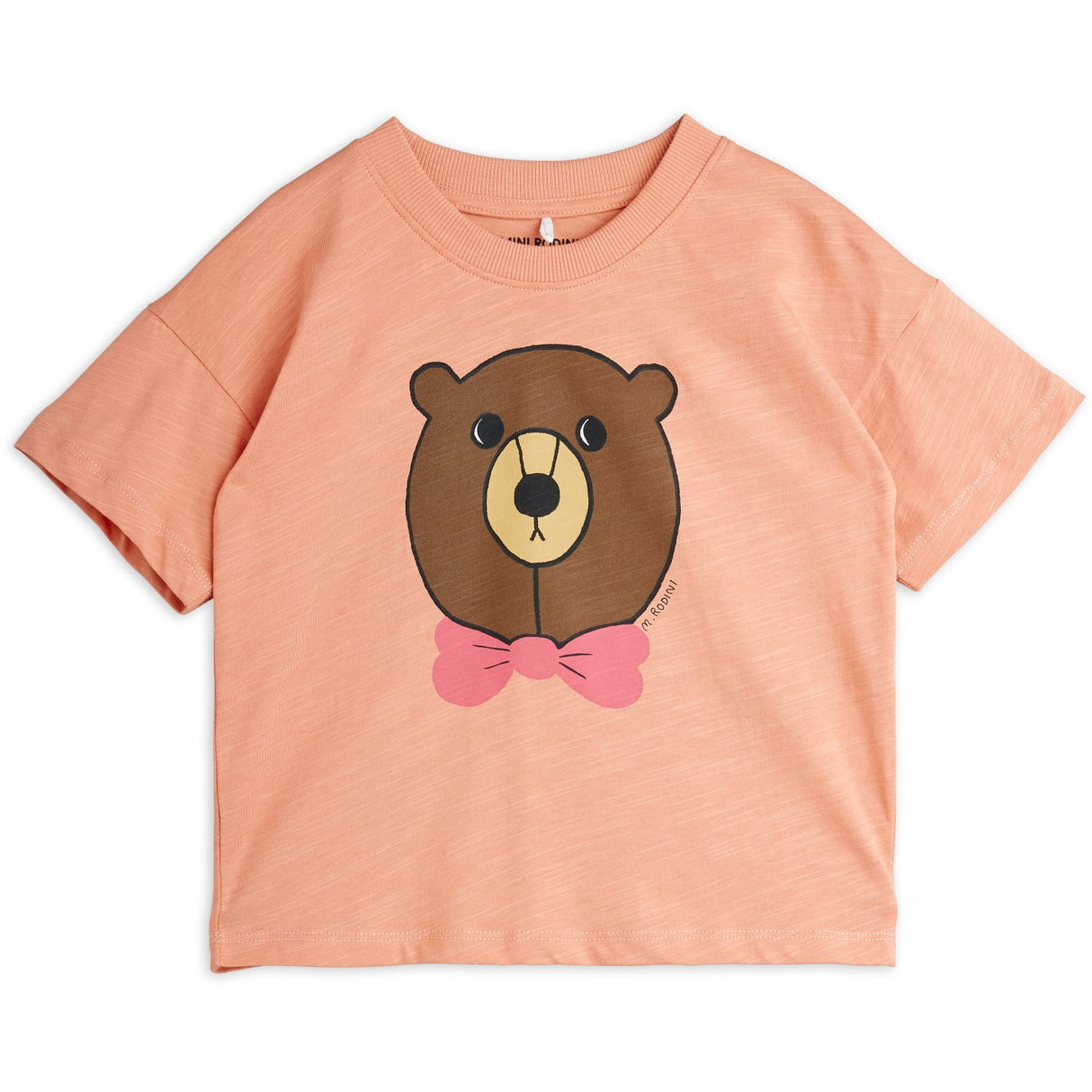 Mini Rodini Pink Bjørn Sp Ss Tee