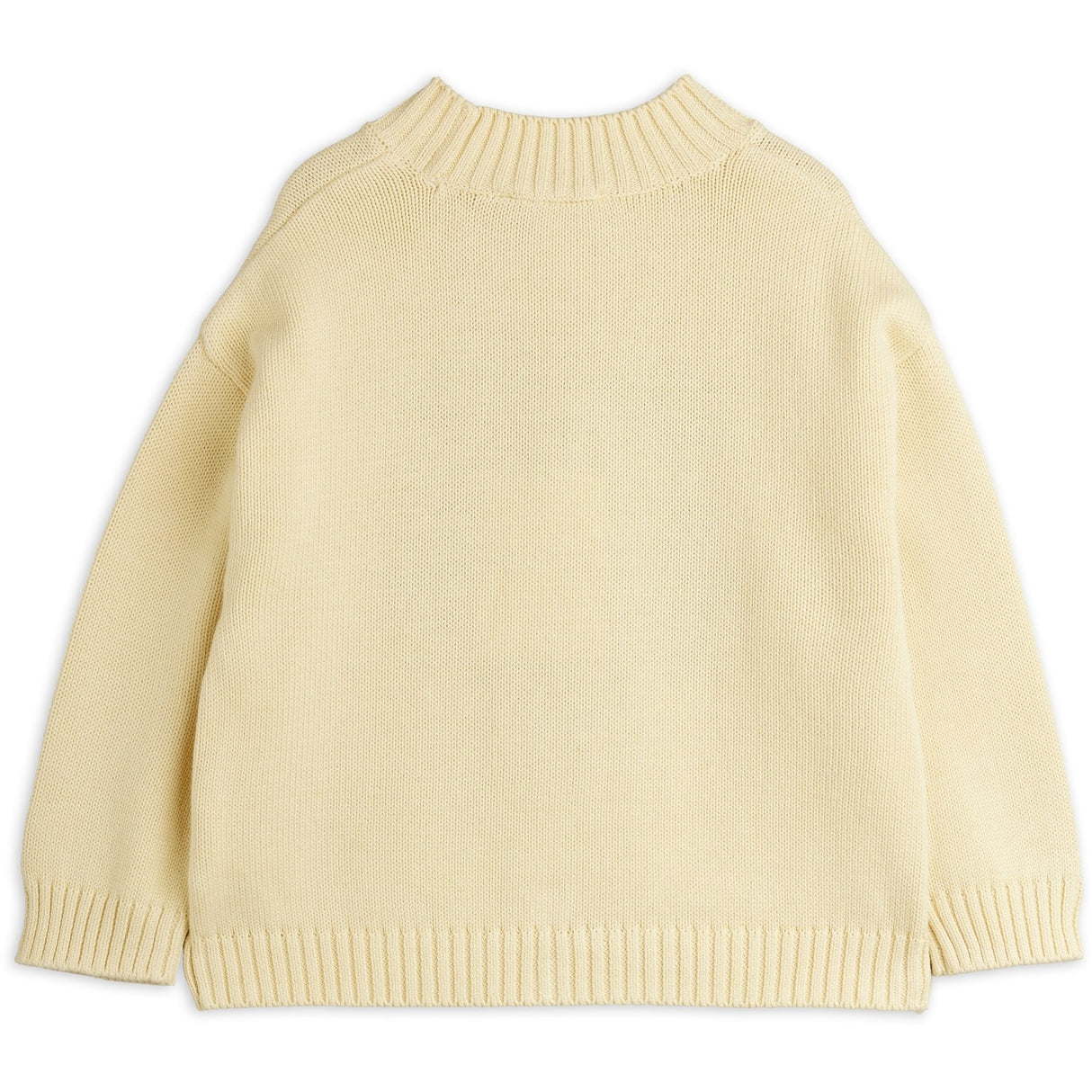 Mini Rodini Off-white Bjørn Intarsia Strik Sweater