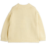 Mini Rodini Off-white Bjørn Intarsia Strik Sweater