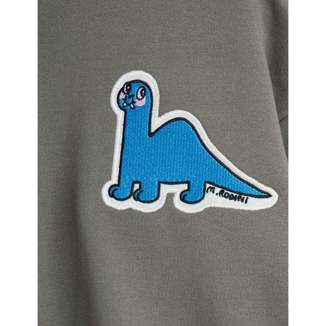 Mini Rodini Grey Dino Patch Sweatshirt