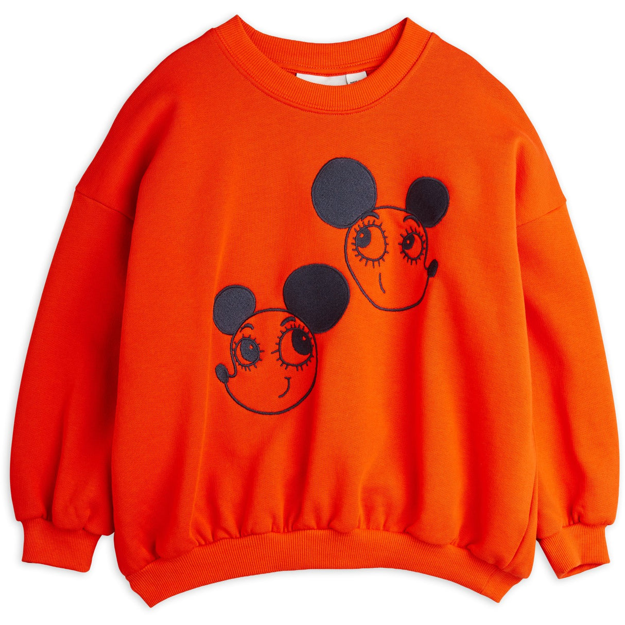 Mini Rodini Red Ritzratz Emb Sweatshirt