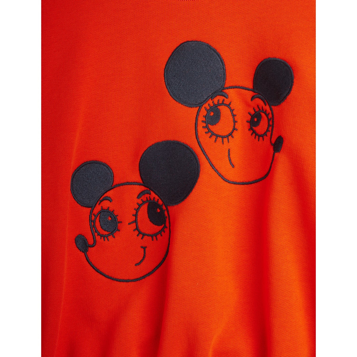 Mini Rodini Red Ritzratz Emb Sweatshirt