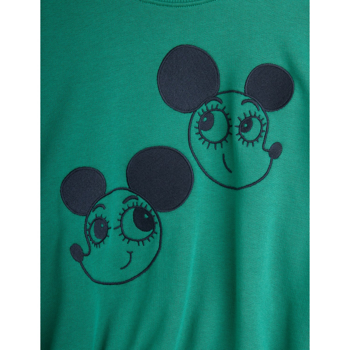 Mini Rodini Green Ritzratz Emb Sweatshirt