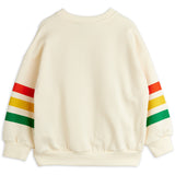 Mini Rodini Off-white Bjørn Stripe Sweatshirt