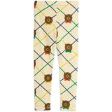 Mini Rodini Off-white Bjørn Check AOP Leggings