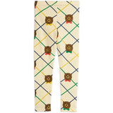 Mini Rodini Off-white Bjørn Check AOP Leggings