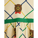 Mini Rodini Off-white Bjørn Check AOP Ls Kjole