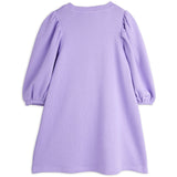Mini Rodini Purple Cat Med Bowtie Chenille Sweatkjole