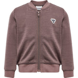 Hummel Twilight Mauve Mini Uld Zip Jakke Bee