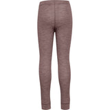 Hummel Twilight Mauve Jr Uld Rib Leggings