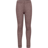 Hummel Twilight Mauve Jr Uld Rib Leggings
