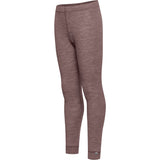 Hummel Twilight Mauve Jr Uld Rib Leggings