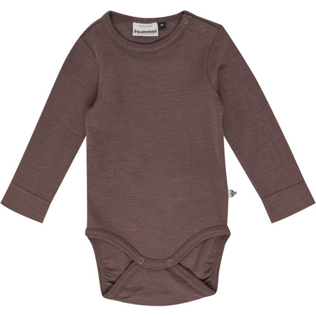 Hummel Twilight Mauve Mini Uld Rib Body L/S