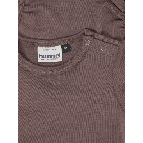 Hummel Twilight Mauve Mini Uld Rib Body L/S