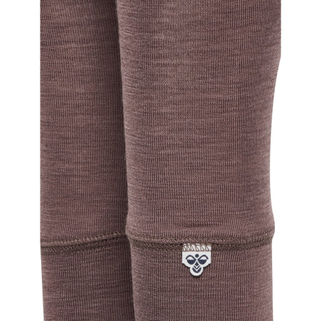 Hummel Twilight Mauve Mini Uld Rib Leggings