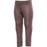 Hummel Twilight Mauve Mini Uld Rib Leggings