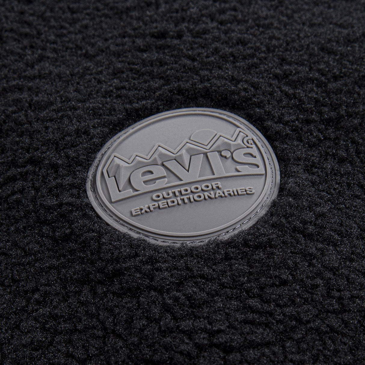 Levi's Jet Black Utility Sherpa Jakke