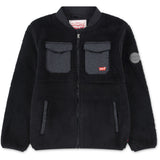 Levi's Jet Black Utility Sherpa Jakke