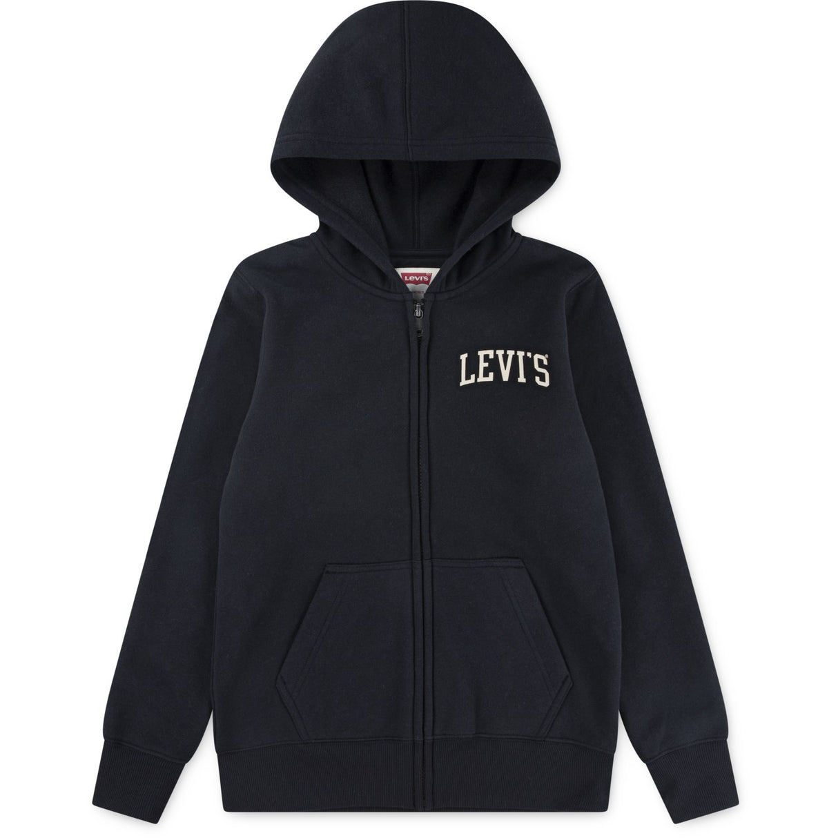 Levi's Jet Black Legendary Full Zip Hættetrøje