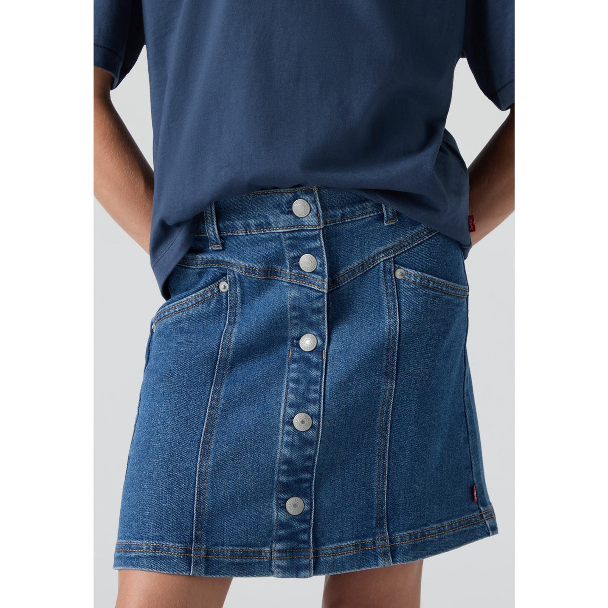 Levi's Rodeo Knap Front Nederdel
