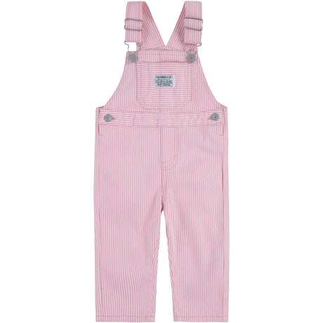 Levi's Bright White Railroad Stripe Overall