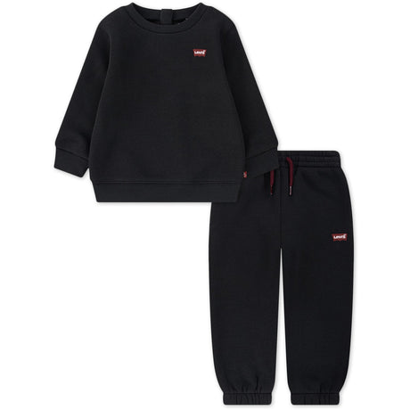 Levi's Jet Black Hættetrøje & Jogger Sæt