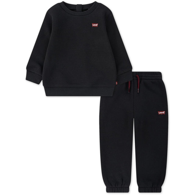 Levi's Jet Black Hættetrøje & Jogger Sæt