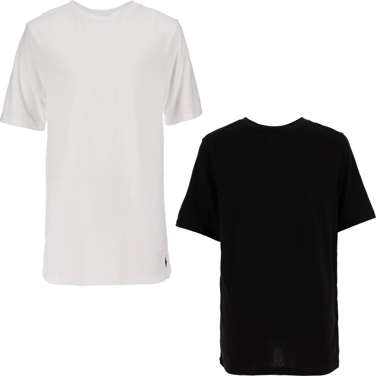 Polo Ralph Lauren White/Polo Black 2-Pak Bomuld Crew Tee