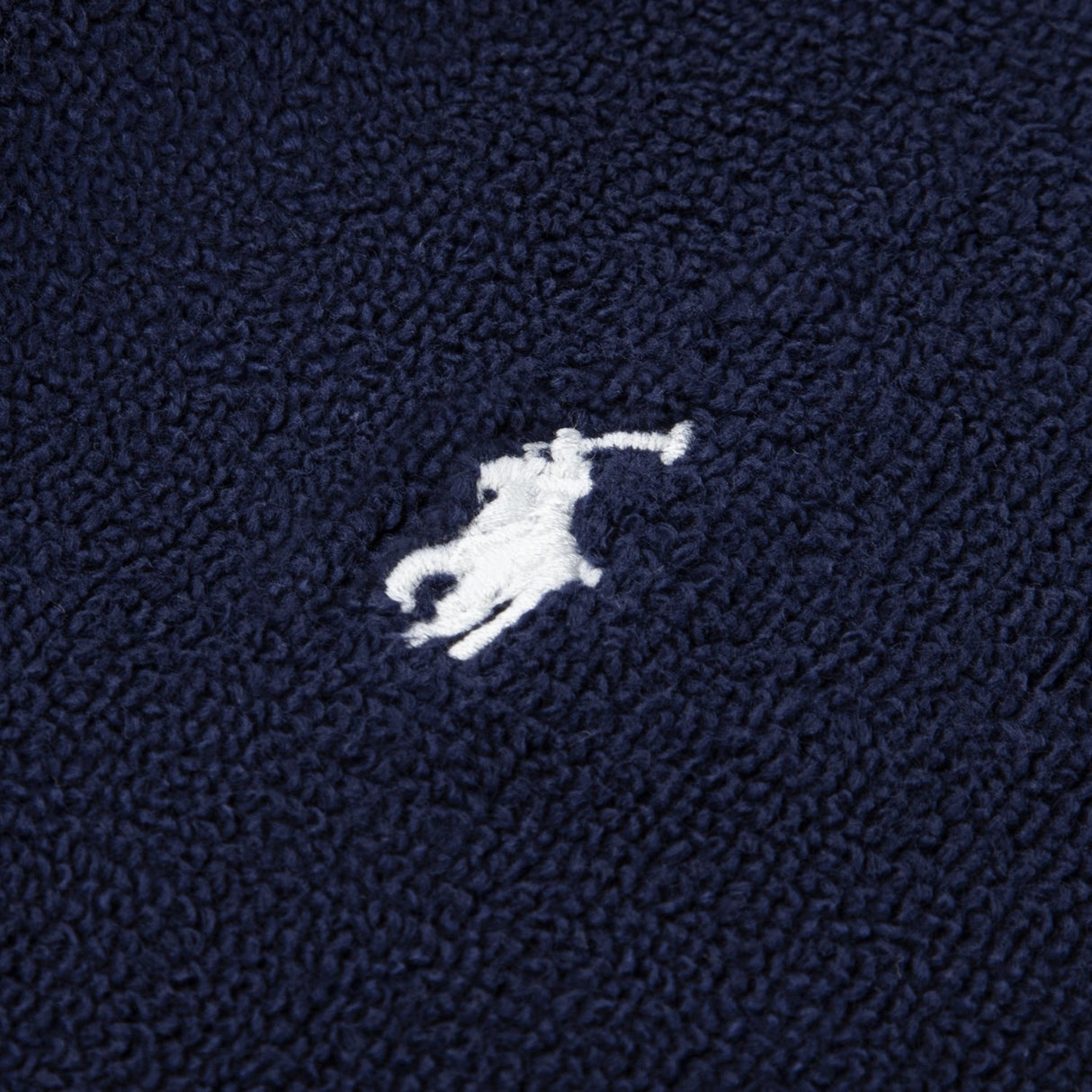 Polo Ralph Lauren Refined Navy Hooded Plys Terry Bathrob