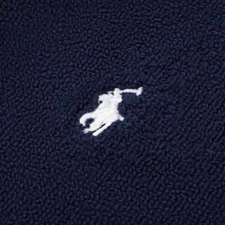 Polo Ralph Lauren Refined Navy Hooded Plys Terry Bathrob