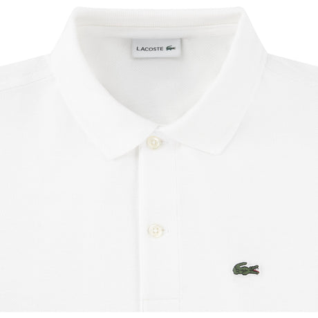 LACOSTE Blanc Non-Organic Petit Pique Polo