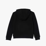 LACOSTE Noir Core Fleece Full Zip Hættetrøje