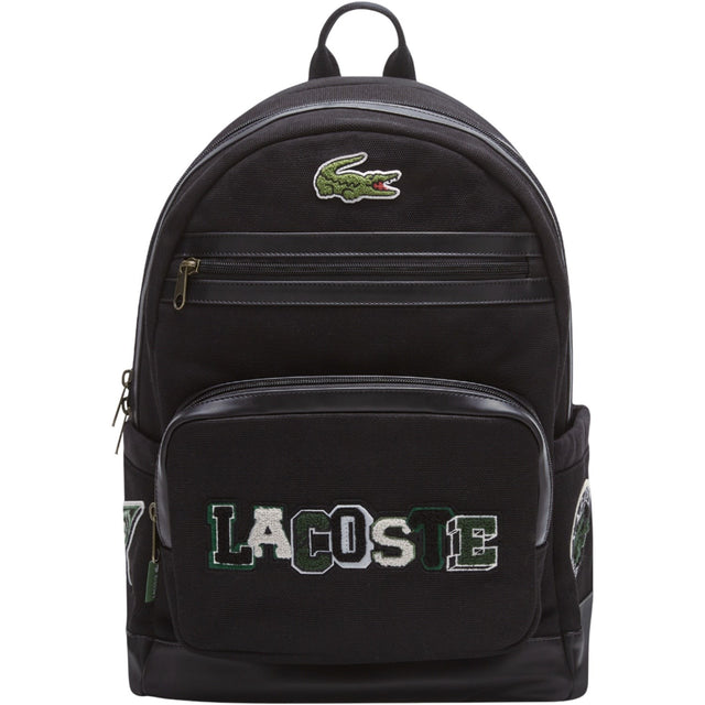 LACOSTE Noir Lcan Varsity Rygsæk