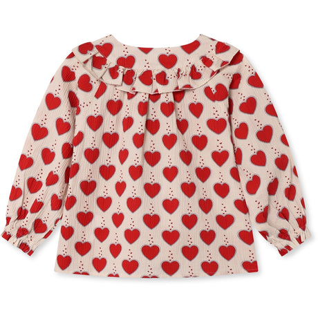 Fliink Sandshell Aop Winter Heart Bluse