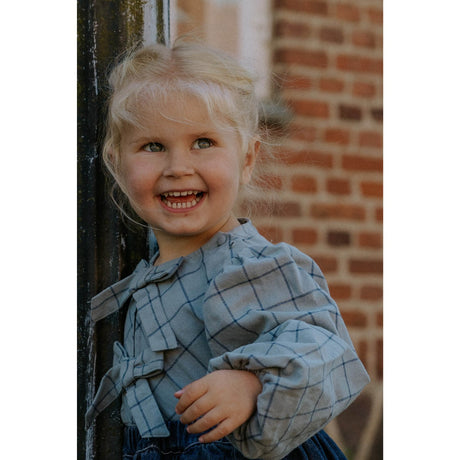 Fliink Slate Cody Check Bluse