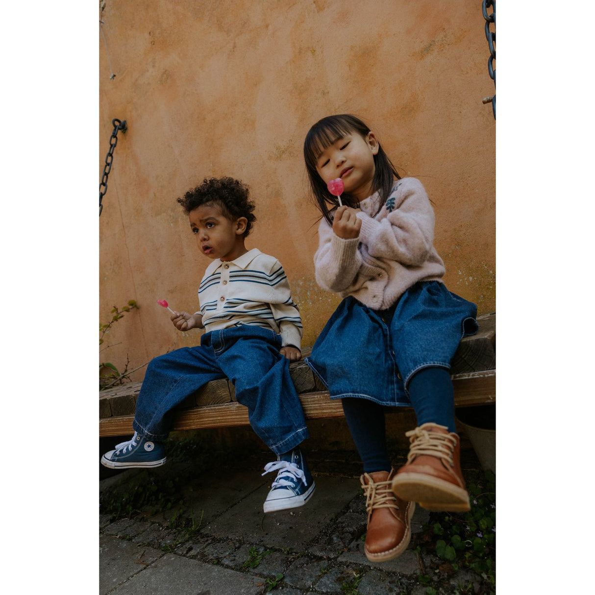 Fliink Dark Denim Blue Don Denim Nederdel