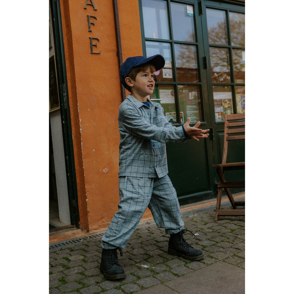 Fliink Slate Cody Check Bukser