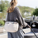 DonebyDeer Sand Quiltet Barnevognstaske