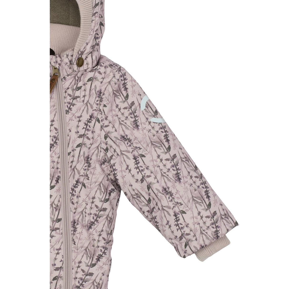 Mikk-Line Cloud Gray Polyester Baby Jakke AOP