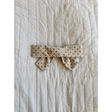 Lalaby Brown Dot Big Hårsløjfe