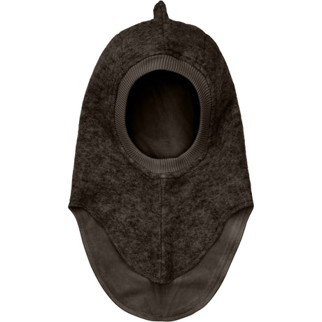 Huttelihut Dark Brown Melange Elefanthue Triangles Uld