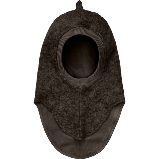 Huttelihut Dark Brown Melange Elefanthue Triangles Uld