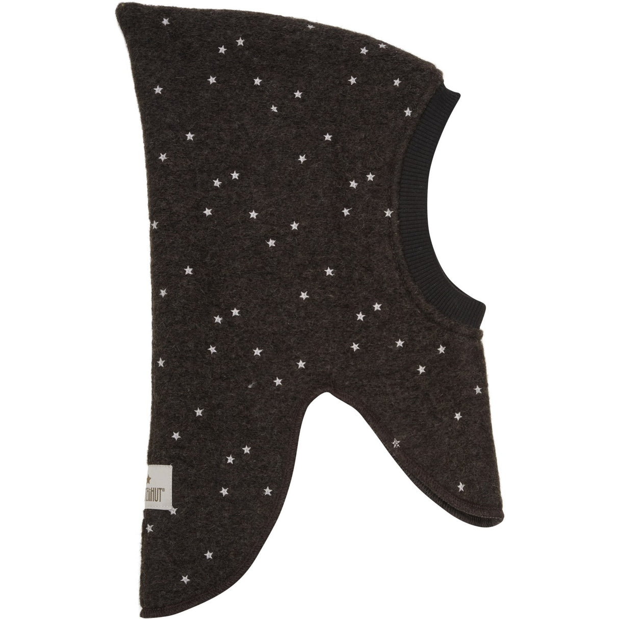 Huttelihut Dark Brown Melange Elefanthue All Over Emb. Uld