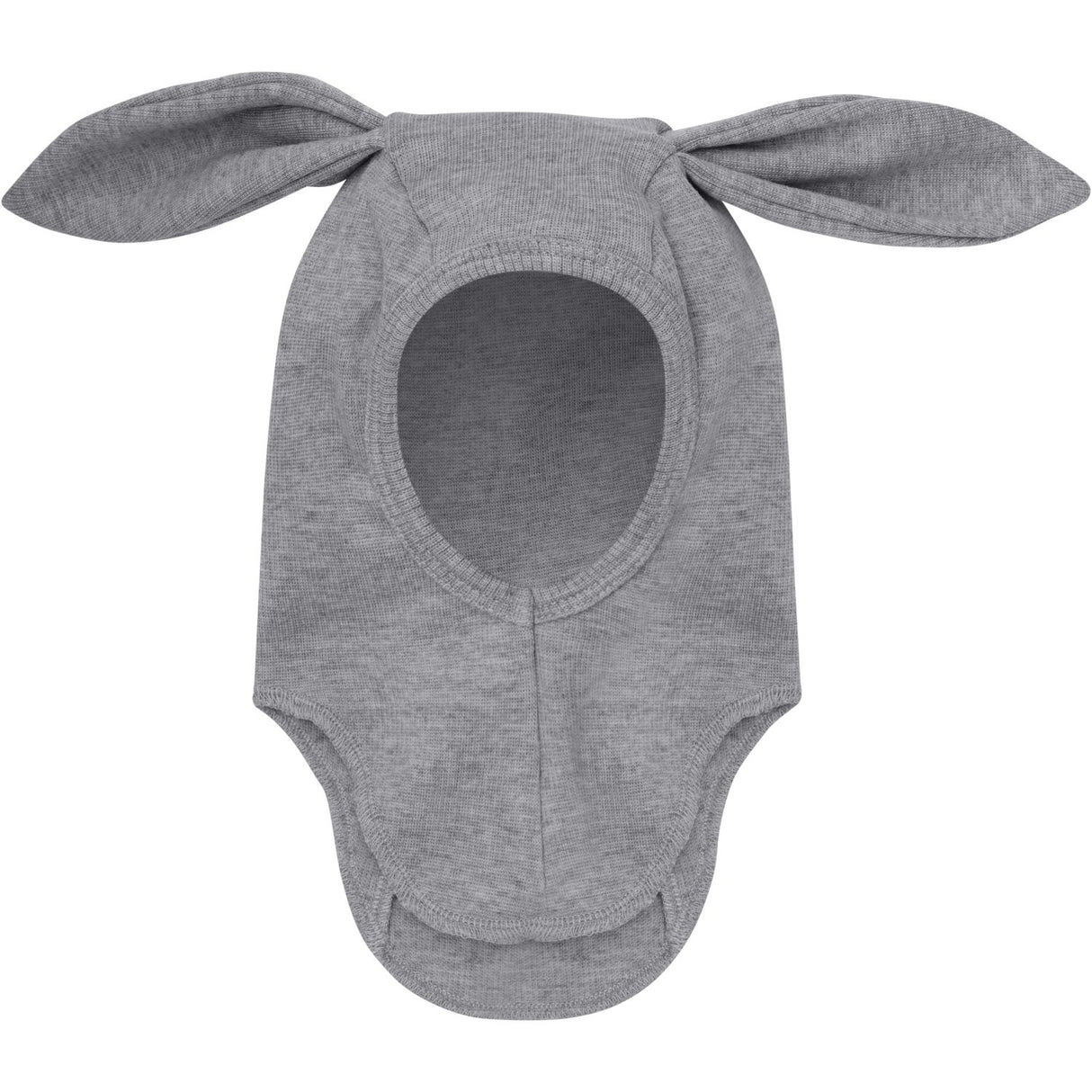 Huttelihut Medium Grey Melange Elefanthue Ears Uld Rib
