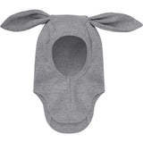 Huttelihut Medium Grey Melange Elefanthue Ears Uld Rib